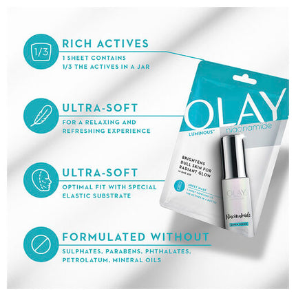 Olay Luminous Niacinamide Mask