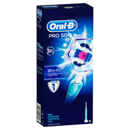 Oral B Power Toothbrush 3D White Pro 500
