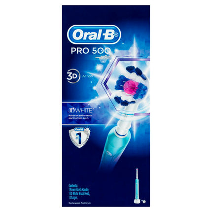 Oral B Power Toothbrush 3D White Pro 500