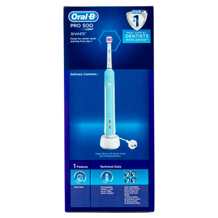 Oral B Power Toothbrush 3D White Pro 500