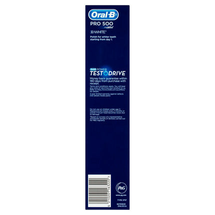 Oral B Power Toothbrush 3D White Pro 500