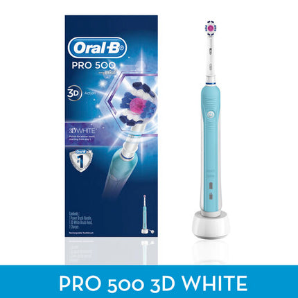 Oral B Power Toothbrush 3D White Pro 500