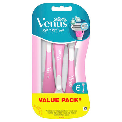 Gillette Venus Sensitive Disposable Razor 5+1 Pack
