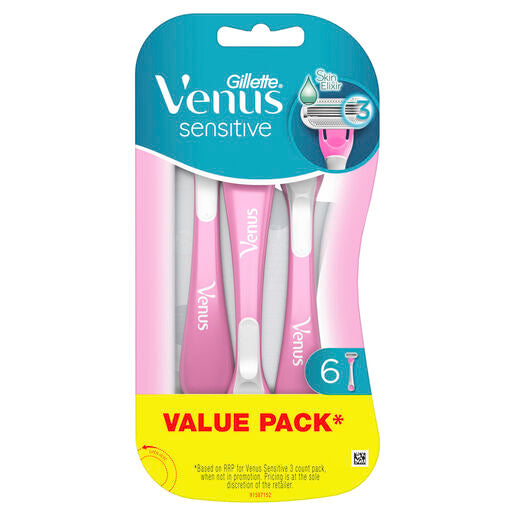 Gillette Venus Sensitive Disposable Razor 5+1 Pack