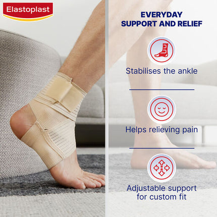 Elastoplast Sport Wrap Around Ankle Support Beige