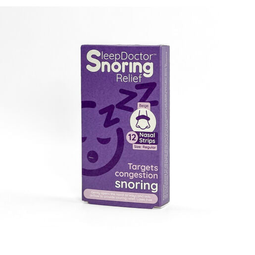 SleepDoctor Snoring Relief Nasal Strips Small 12 Pack