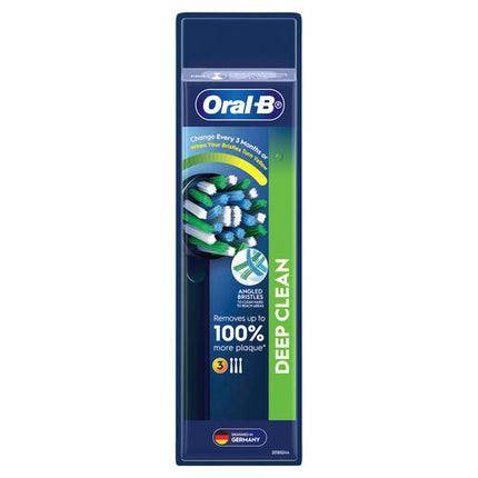 Oral B CrossAction Black Clean Electric Toothbrush Replacement Head, 8 Pack