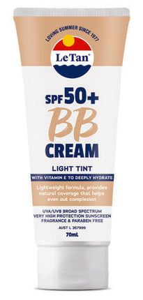 Le Tan SPF 50+ BB Face Tinted Cream Light 70ml