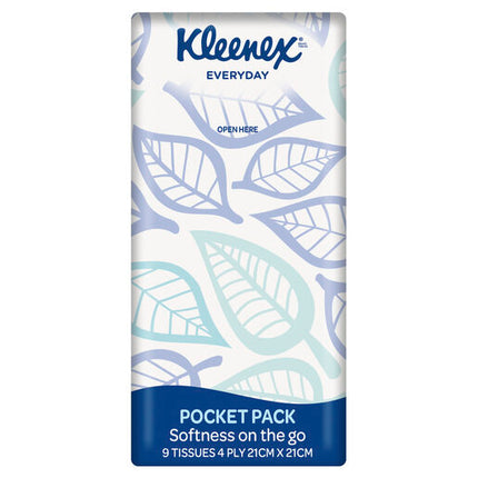 Kleenex Facial Tissue Ultra Soft Pocket 6
