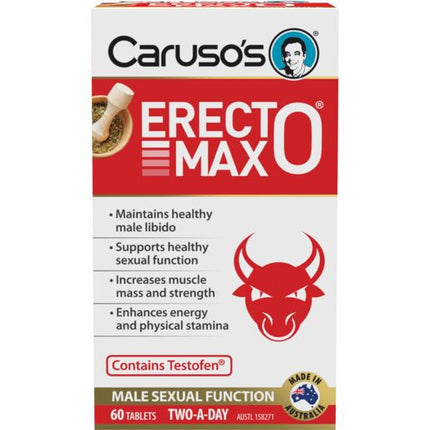Caruso's Natural Health Erecto MAX 60 Tablets