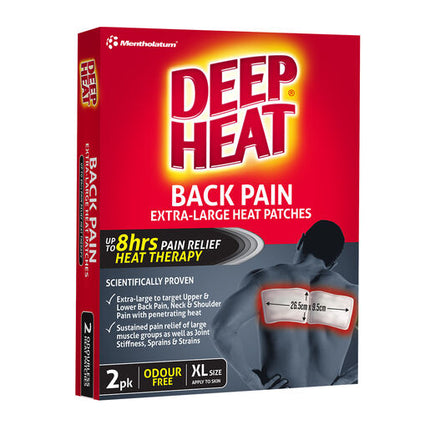 Deep Heat Back Patches XL