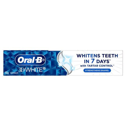Oral-B 3D White Strengthens Enamel Whitening Toothpaste 110g