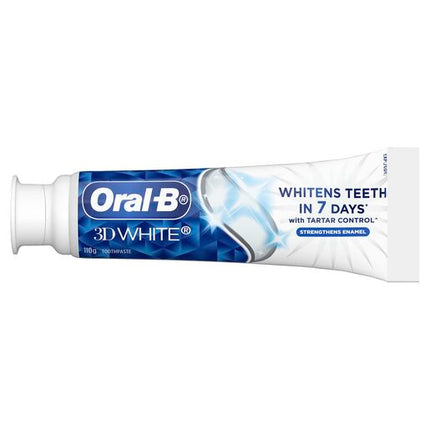 Oral-B 3D White Strengthens Enamel Whitening Toothpaste 110g