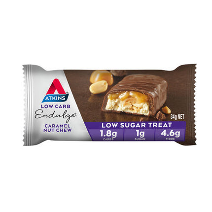 Atkins Endulge Caramel Nut Chew Bar 34g