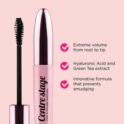 Designer Brands Centre Stage Curl & Volume Mascara Blackest Black