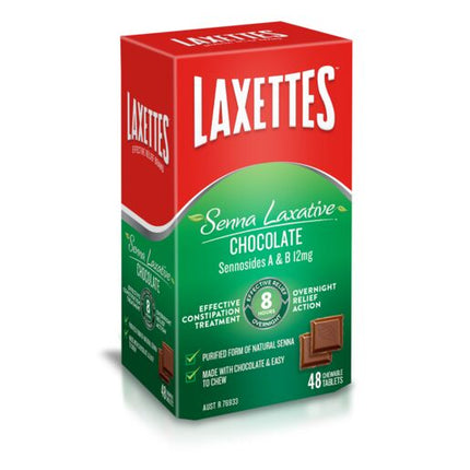 Laxettes Senna Chocolate 48 Pack