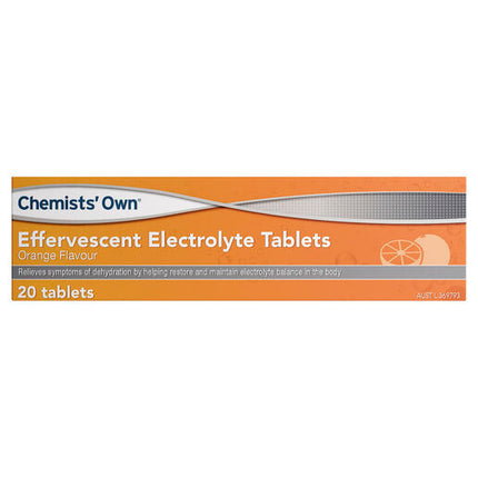 Chemists' Own Effervescent Electrolyte Tablets 20 Orange
