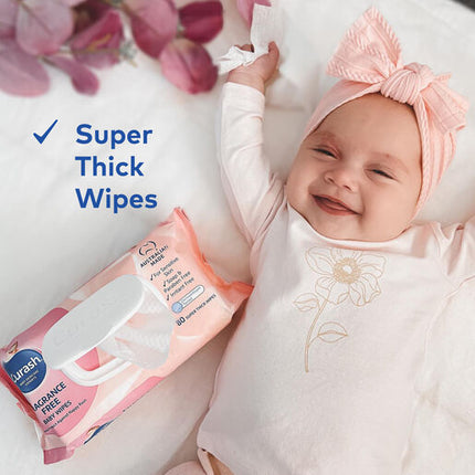 Curash Wipes Fragrance Free 8X80
