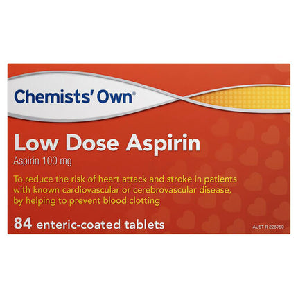 Chemists' Own Low Dose Aspirin Tablets 84