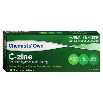 Chemists' Own C-Zine (Cetirizine 10mg) Tablets 30