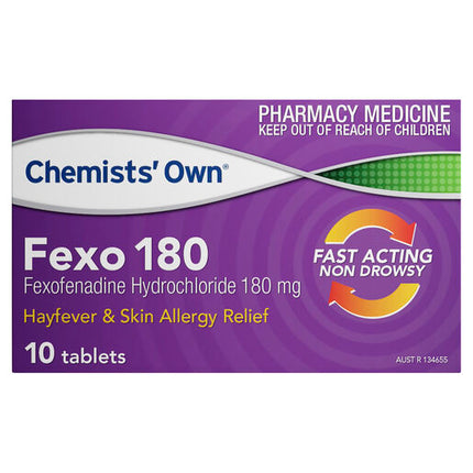 Chemists' Own Fexo 180mg Tablets 10