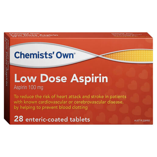 Chemists' Own Low Dose Aspirin 100mg Tablets 28