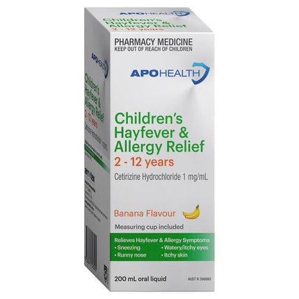 ApoHealth Child Hayfever & Allergy Relief 200Ml