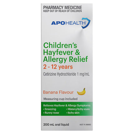 ApoHealth Child Hayfever & Allergy Relief 200Ml
