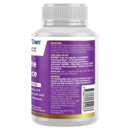 Chemists' Own Provance Immune Defence 60 Capsules