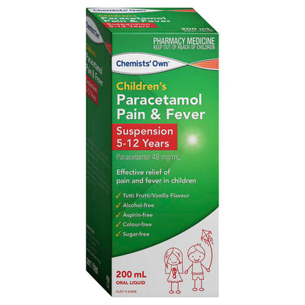 Chemists' Own Paracetamol 5-12yrs 200ml
