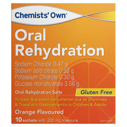 Chemists' Own Oral Rehydration Salts Sachet 4.9g 10