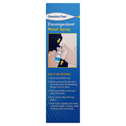 Chemists' Own Decongestant Nasal Spray 18ml