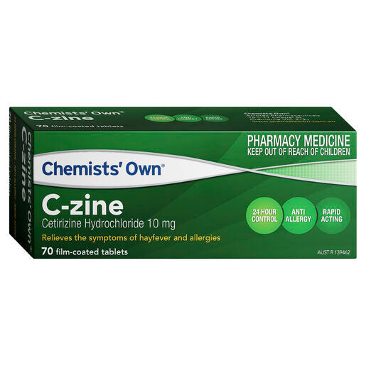 Chemists' Own C-Zine 10mg Tablets 70