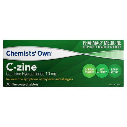 Chemists' Own C-Zine 10mg Tablets 70