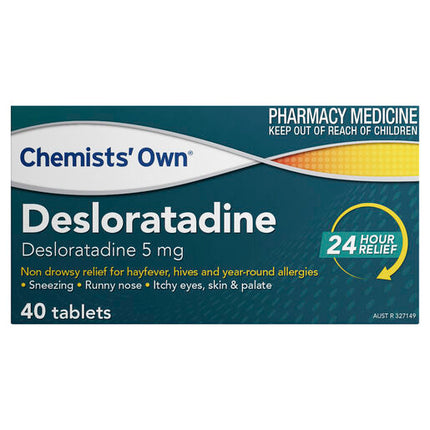 Chemists' Own Desloratadine 40 Tablets