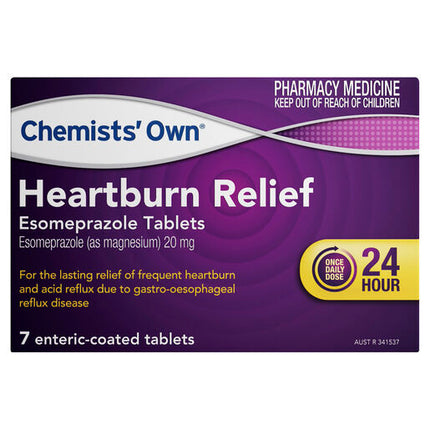 Chemists' Own Heartburn Esomeprazole 20mg 7 Tablets