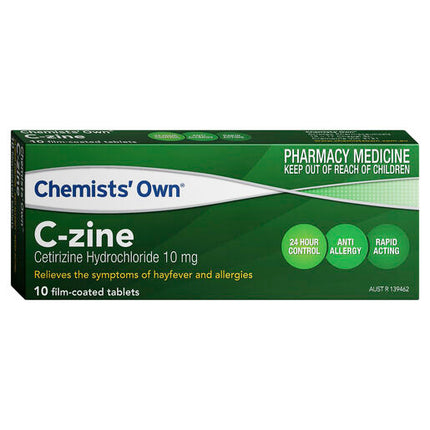 Chemists' Own C-Zine 10mg Tablets 10
