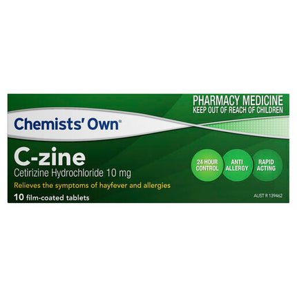 Chemists' Own C-Zine 10mg Tablets 10