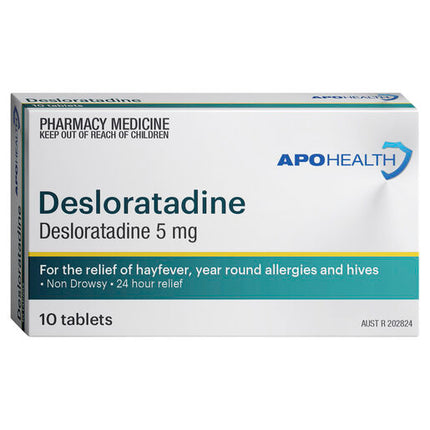 ApoHealth Desloratadine 5mg 10 Tablets