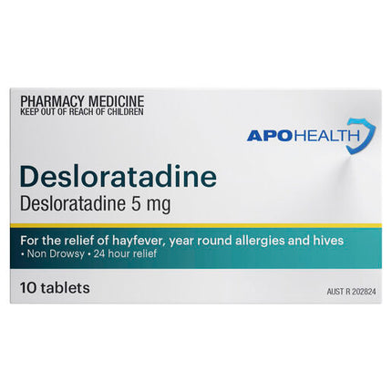 ApoHealth Desloratadine 5mg 10 Tablets