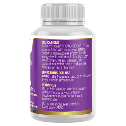Chemists' Own Provance CoQ10 Ultra 150mg 30 Capsules