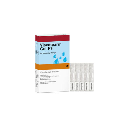 Viscotears Gel Preservative Free 0.6g 30 Vials