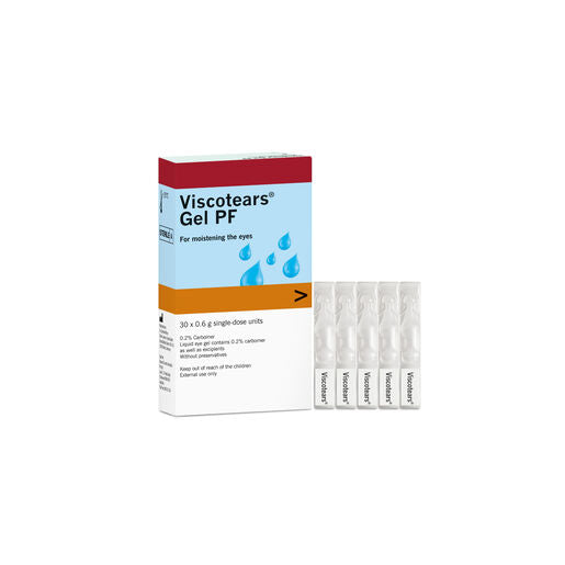 Viscotears Gel Preservative Free 0.6g 30 Vials