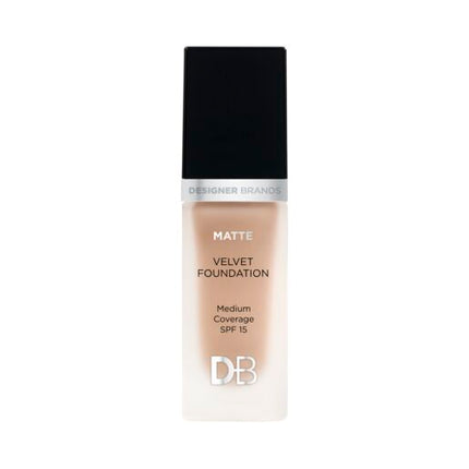 Designer Brands Matte Velvet Foundation Warm Honey