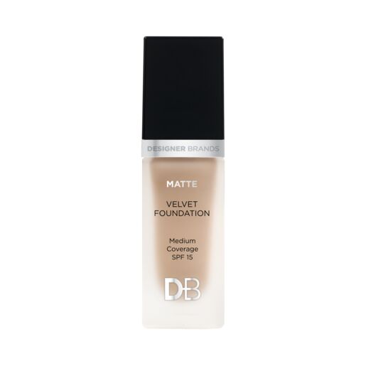 Designer Brands Matte Velvet Foundation Warm Honey
