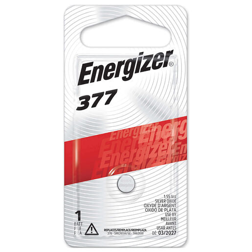 Energizer Watch 377/306 Batteries 1.5V 1 Pack
