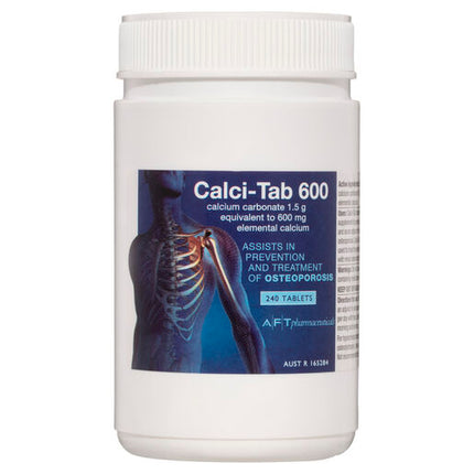 Calci Tab 600mg 240 Tablets