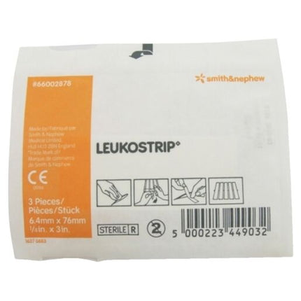 Leukostrip 2952 Wound Closure Strips 6.4mm x76 mm (each)