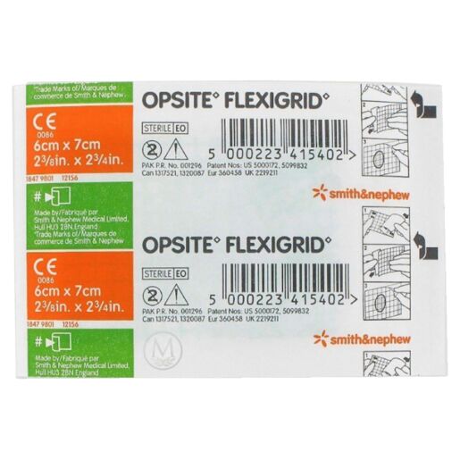 Opsite Flexigrid 6X7Cm (single dressing)