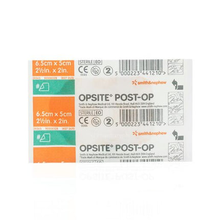 Opsite Post-Op 6.5cm X 5cm Single Waterproof Barrier Dressing